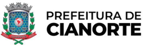 Logo da Prefeitura de Cianorte, cidade parceira do MOTOPROJ